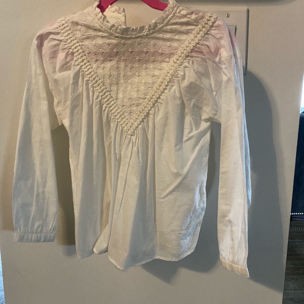Zara, girls, boho, blouse
